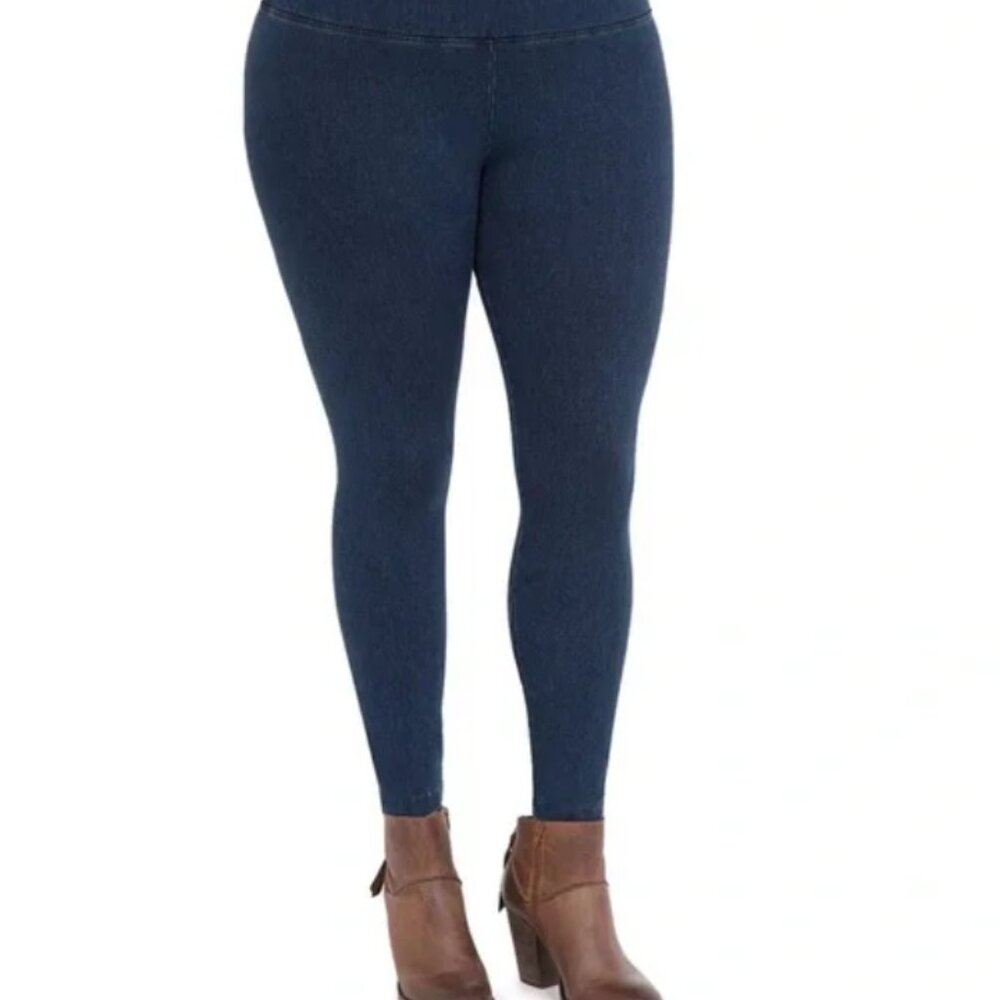 Lyssé Blue Denim Leggings